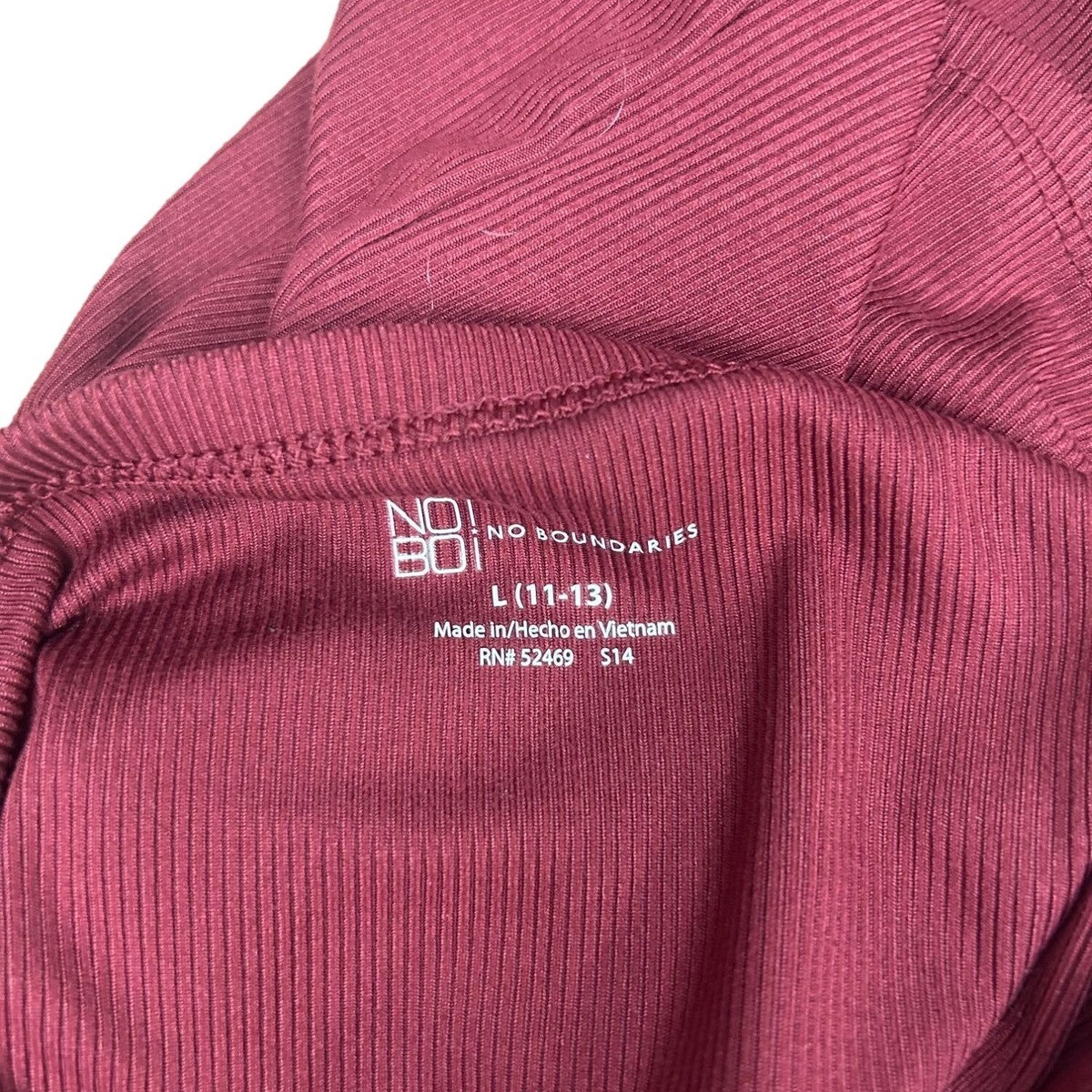No Boundaries Women's Magenta Tank Top Shirt Sz L - New