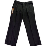 Haggar Mens Black Classic Fit Pleated Cool 18 Dress Pants Size 36W x 29L
