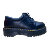 Dr. Martens Unisex Black Leather Lug Platform Lace-Up Dress Shoes Sz L10/M9