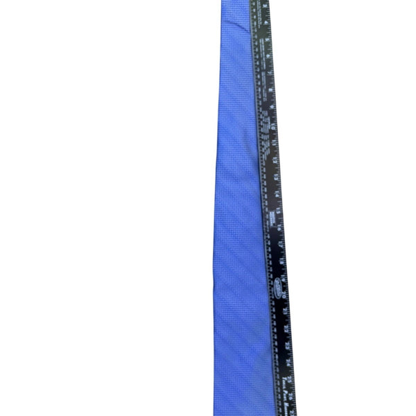 Nicole Miller Mens Blue Silk Necktie Woven Pattern 58" Length Unique Design