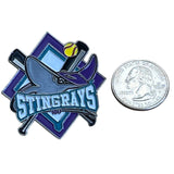 Stingrays Softball Team Logo Enamel Pin By Metro Pins