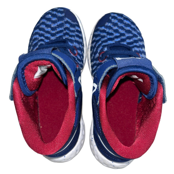 Nike Youth Boy's Blue Boyd KD Trey 5 VII Detachable Strap Hi Top Sneakers Sz 11C