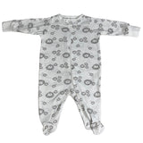 Gerber Toddler Baby Gray and White Jumpsuit 3 Piece Set Sz 0M