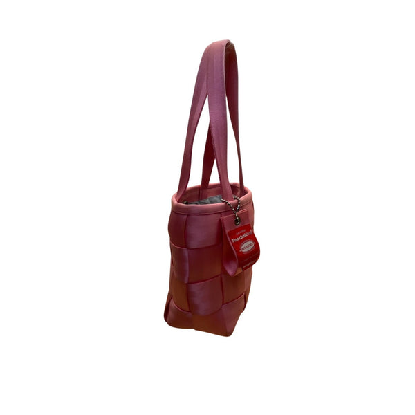 The Original Seatbelt Bag Women’s Pink Seatbelt Fabric Woven Tote Bag