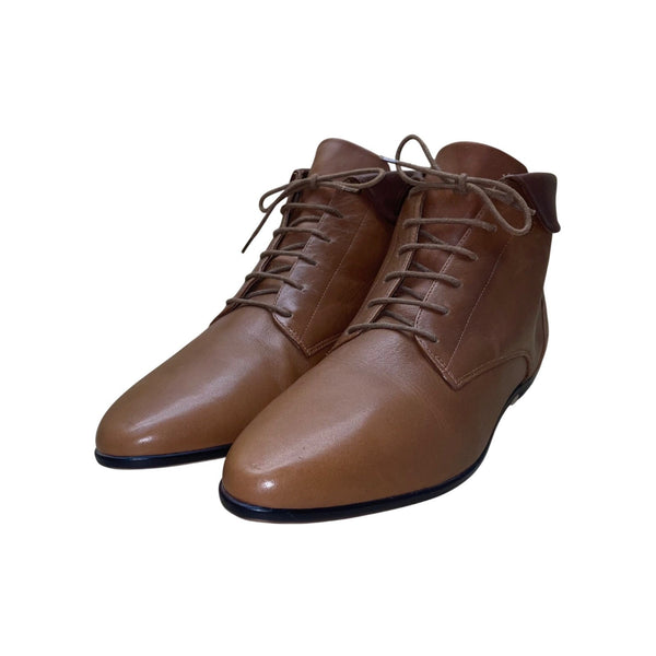Hunt Club Women’s Brown Leather Lace-Up Kerry Ankle Booties Size 11M