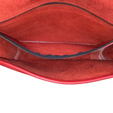 Coach Women’s Ruby Red Glove-Tanned Leather Turnlock Closure Crossbody Bag