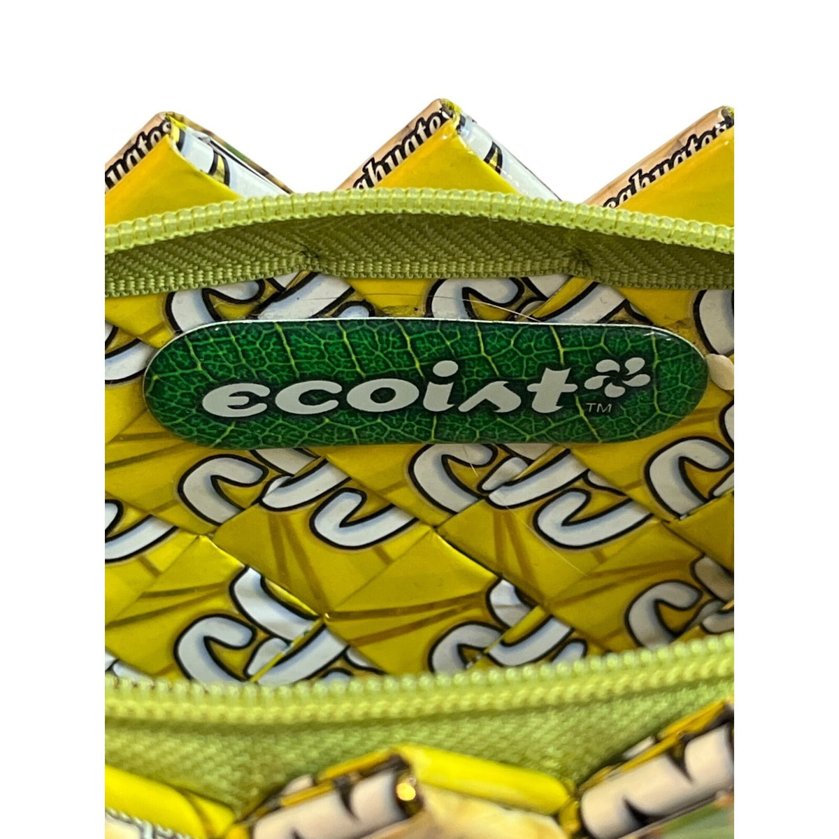 Ecoist Women's Green And Yellow Shoulder Clutch Sz M
