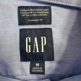 Gap Mens Blue Coolmax Shirt Standard Fit Size M