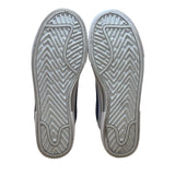 Nike Women’s White & Blue  Leather Lace-Up Court Legacy Lift Sneakers Size 9.5