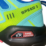 Keep Running Men’s Blue Speed 3 Athletic Hiking Shoes Size EU37/US6.5