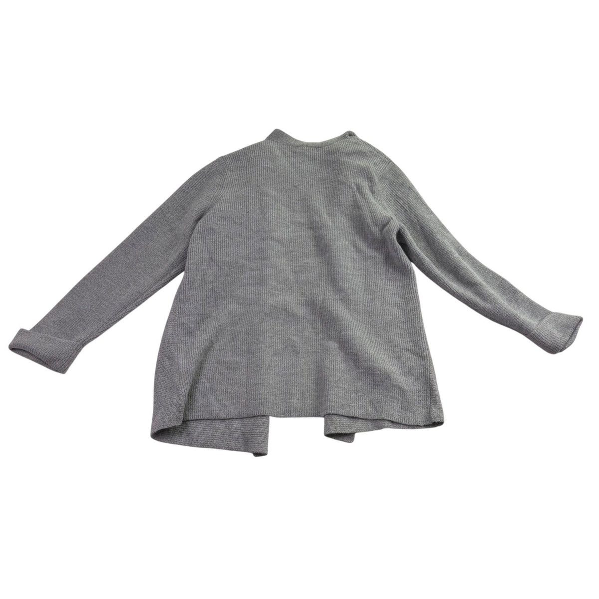 Banana Republic Womens Gray Knitted Cardigan Sweater Open Front Size XL