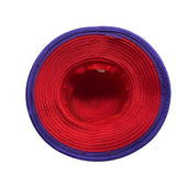 Red & Purple Womens Polyester Hat With Decorative Flower