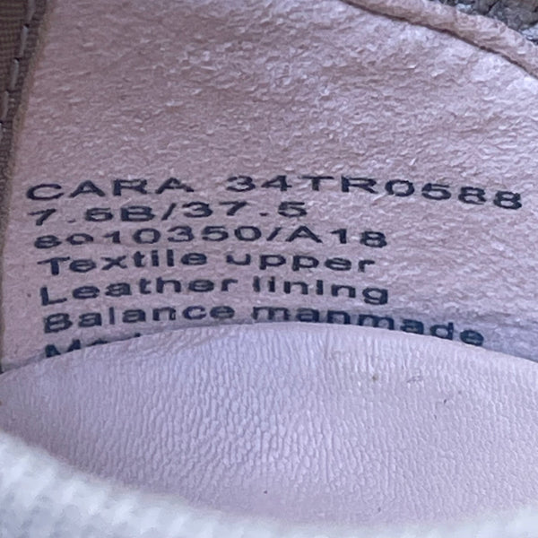 Taryn Rose Women’s Gray & Rose Textile & Leather Mix Taryn Rose Size 7.5B