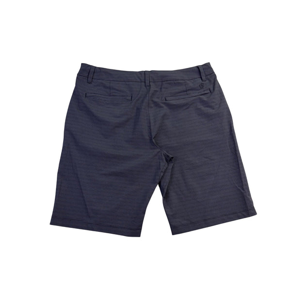 Hang Ten Mens Gray Striped Elastane Flat Front Shorts Size 36