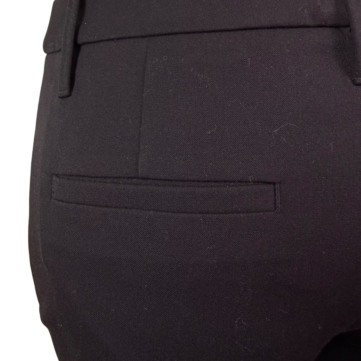 Banana Republic Womens Black Polyester Wide-Leg Crop Stretch Pants Size 6L New