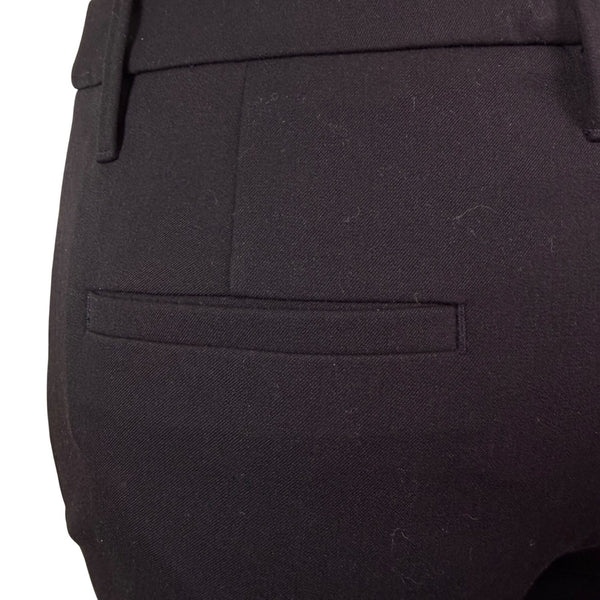 Banana Republic Womens Black Polyester Wide-Leg Crop Stretch Pants Size 6L New