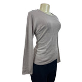 Designers Originals Women’s Beige Long Sleeve Shirt Sz M - NWT
