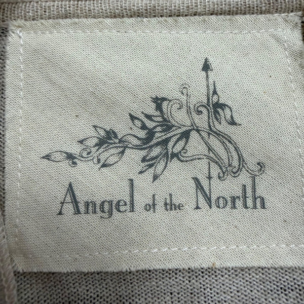Angel Of The North Womens Beige Knit Button Cardigan Sweater Size XS