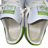 Adidas Stan Smith Men’s White & Green Kermit The Frog Lace Up Sneakers Size 9.5