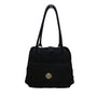 Vera Bradley Women’s Black Quilted Fabric Turn Lock Closure Shoulder Bag