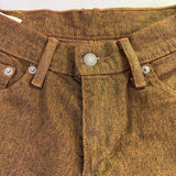 Levis Womens Brown Cotton-Blend Skinny Jeans Denim Stretch Slim Fit W28 L30