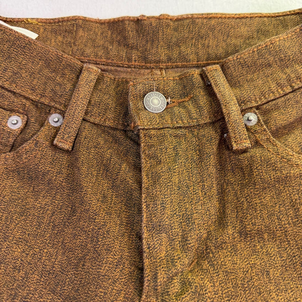 Levis Womens Brown Cotton-Blend Skinny Jeans Denim Stretch Slim Fit W28 L30