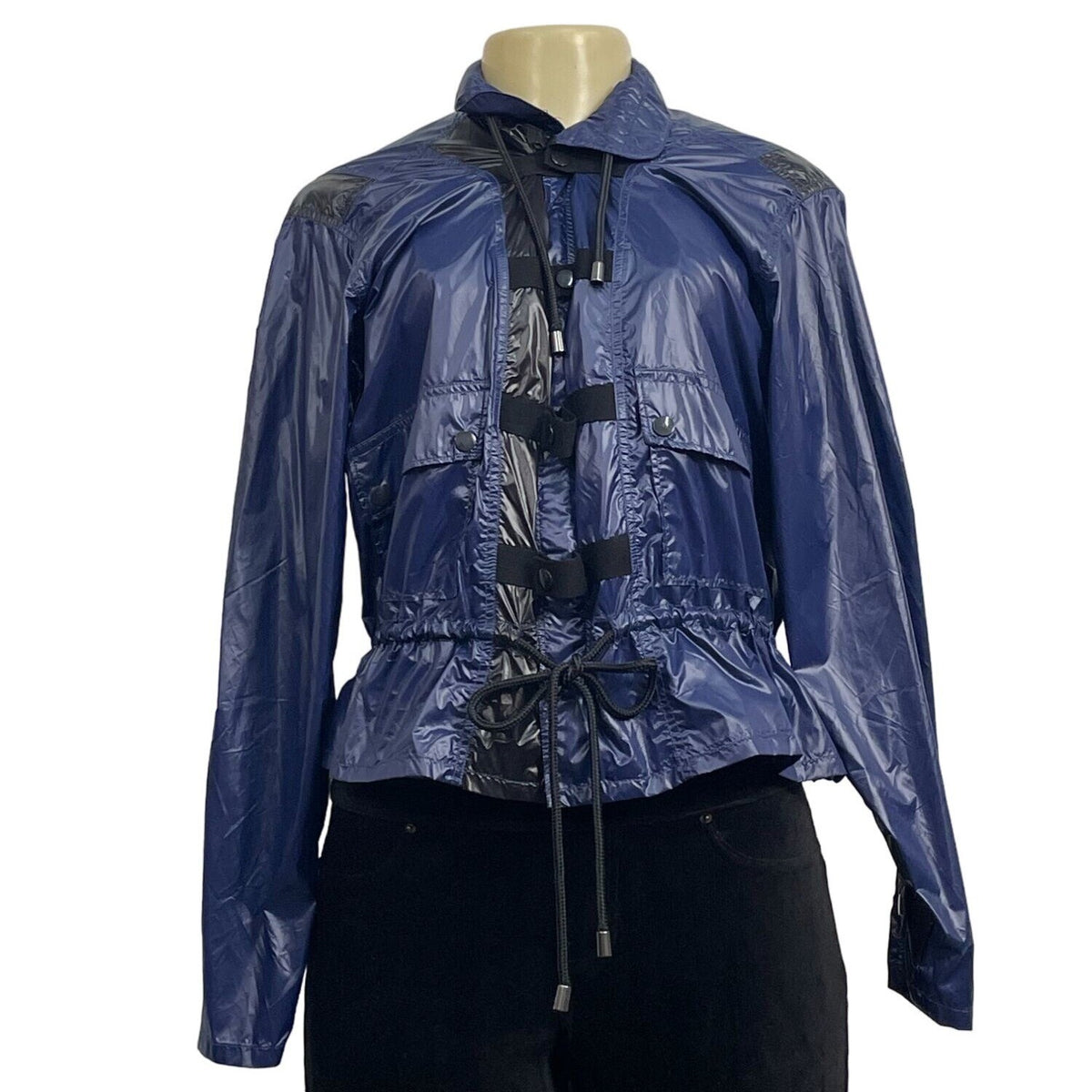 Current/Elliott Women's Navy Blue Windbreaker Jacket Sz 1 (EU 31) - NWT