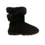 Lamo Women’s Black Suede Fleece-Lined Warm Winter Snow Boots Size 7