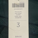 NWT Chico's 	Long Sleeve Cardigan Boho Dark Green Size 3 Women's Sweater
