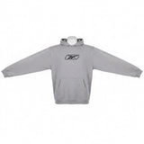 Reebok Grey Logo Hoodie Men’s Comfortable & Stylish Long Sleeves Size M