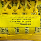 Adidas Yellow Text Print Comfort Primeknit Sport NMD R1 Sneakers Size 5