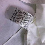 Banana Republic Womens White Sleeveless Button-Up Blouse With Lace Collar Size 4