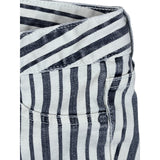 Tory Burch Women's White Blue Striped Marleen Stretchable Jeans Sz 26