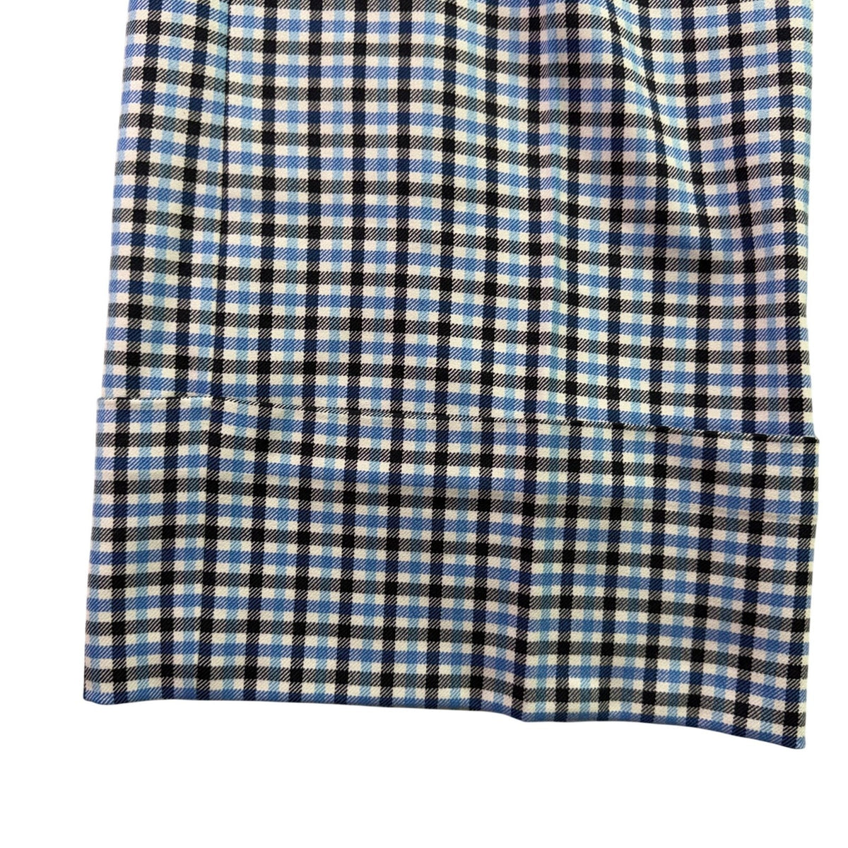 Banana Republic Women’s Blue & Black Plaid Wide-Leg Crop Pants Size 6 - New