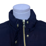 Express Women Black Polyester Puffer Belted Coat  Full-Length Pockets Warm Sz S