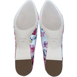 Nine West Women’s White & Red Floral Print Speak Up 2 Ballet Flats Size 9.5M