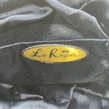 La Regale Women’s Black Beaded Gold Frame Clasp Shoulder Evening Bag