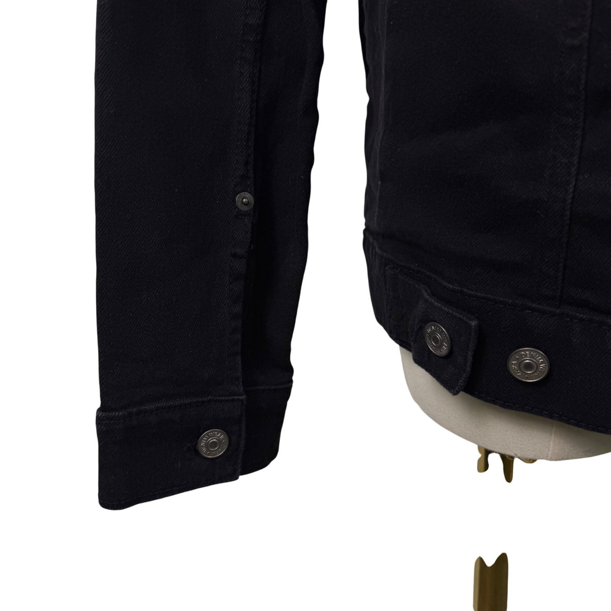Zara Women’s Black Jean Jacket  Stylish Casual Outerwear Size S- New