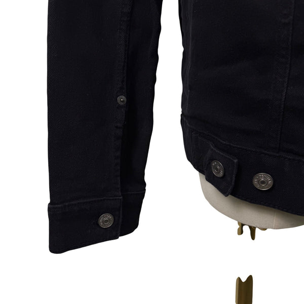 Zara Women’s Black Jean Jacket  Stylish Casual Outerwear Size S- New