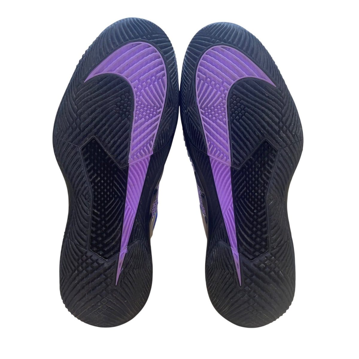 Nike Zoom Men’s Blue & Purple Mesh Lace-Up Athletic Vapor X Shoes Size 7.5