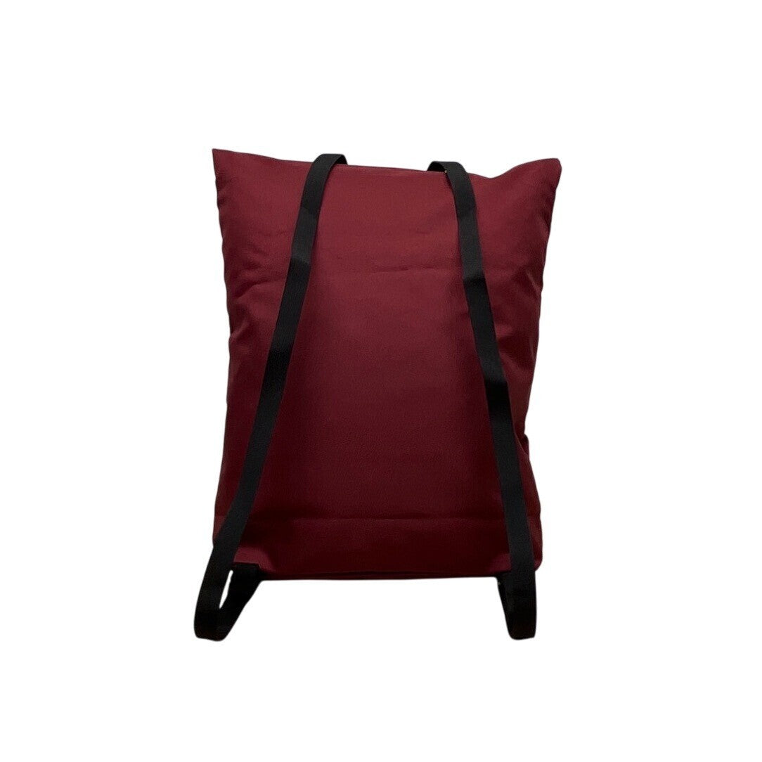On Cloud Running pomegranate Red Roll-Top Closure Foldable Marketing Backpack