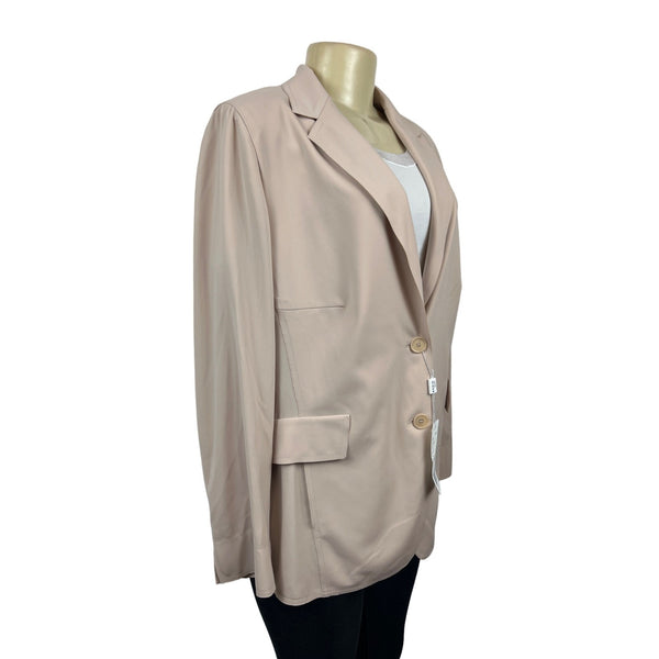 AKRIS Punto Women's Pink Blazer Jacket Sz 16 - NWT