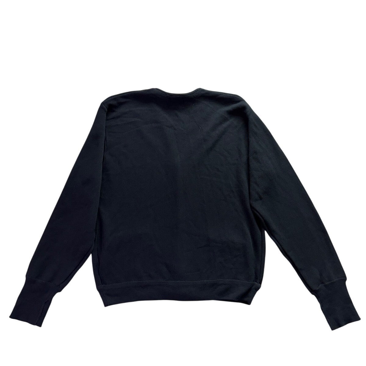 Bill Blass Mens Navy Cardigan Sweater V-Neck Casual Button Front Knit Sz L