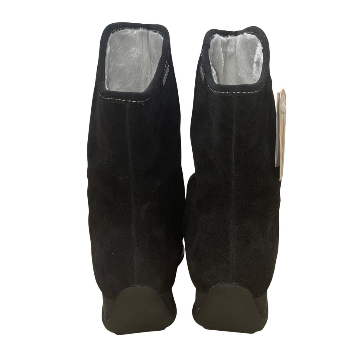 Sporto Women’s Black Suede Waterproof Aquastop Mid-Calf Winter Ella Boots Sz 7M