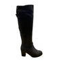 Diba Women’s Gray Suede Block Heel Pull-On Celia Knee-High Boots Size 7M