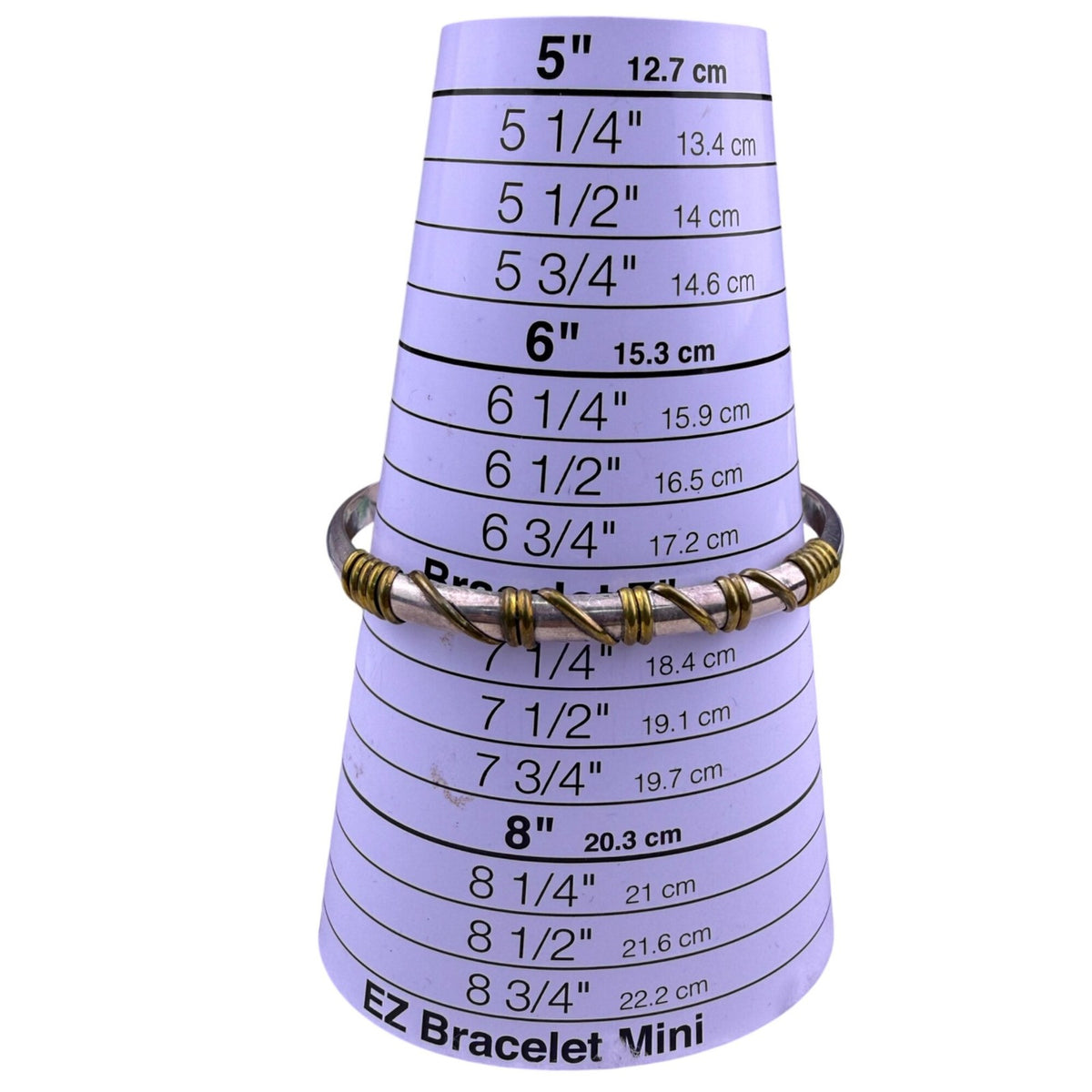 Sterling Silver & Brass Mens Adjustable Cuff Bracelet Handcrafted Mexico 