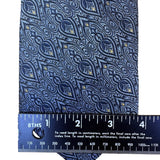 Smithsonian Institution Men Navy Silk Italian Tie Geometric Paisley Design New