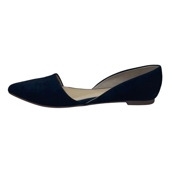 J. Crew Women’s Black Suede D’Orsay Pointed Toe Flats Size 7