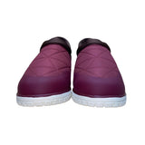 L.L.Bean Men’s Burgundy & Brown Quilted Waterproof Slip-On Shoes Size 12M