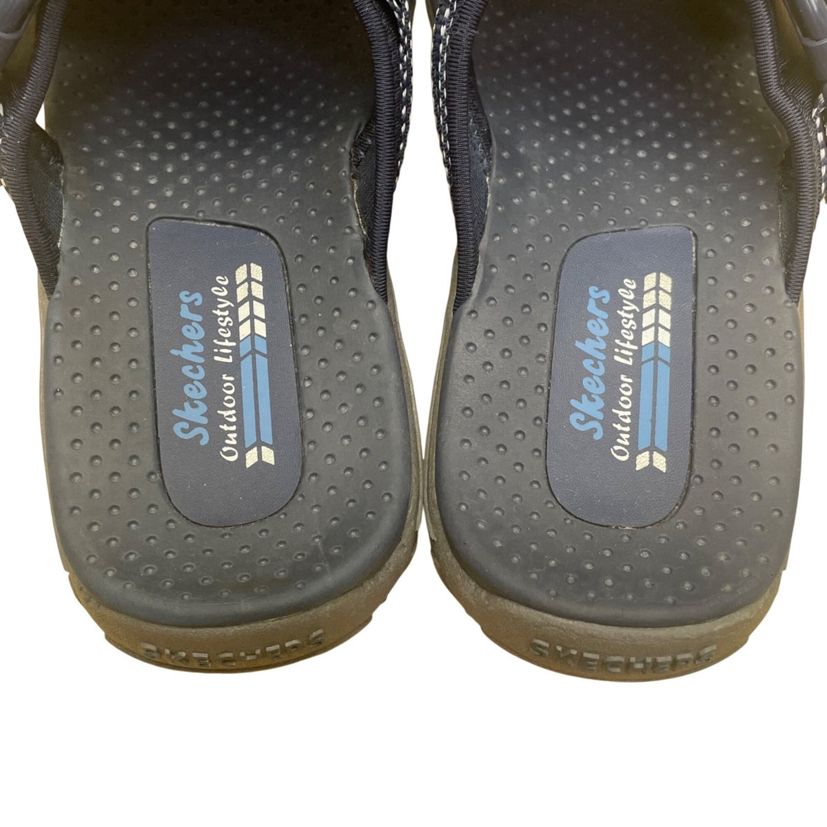 Skechers Women’s Navy Adjustable Strap Durable Outdoor Slide Sandals Size 7